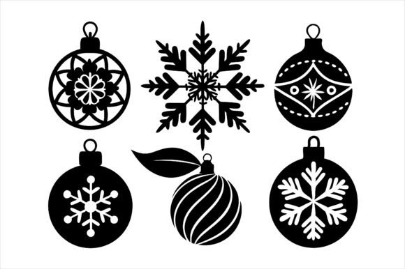 Christmas Ornament Graphics & Print Mockups