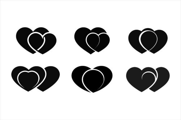 Graphics for Print Materials Mockups: Hearts