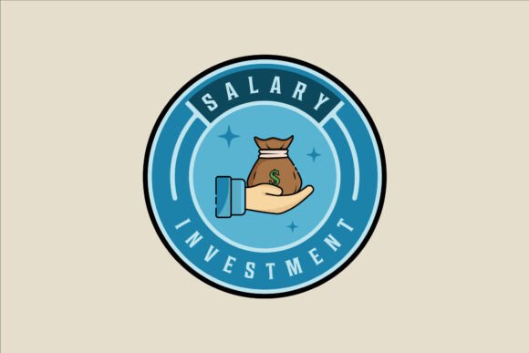 Hand of Business Man and Money Bag Graphics Logos