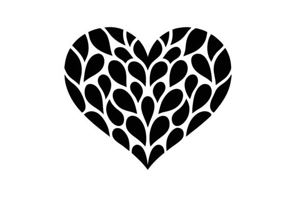 Heart Pattern Silhouette: Free Graphics