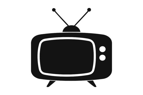 Retro TV Silhouette: Freebies Graphics Review