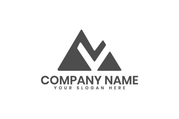 Review: Abstract Mountain V Shape Vector Logo for Embroidery