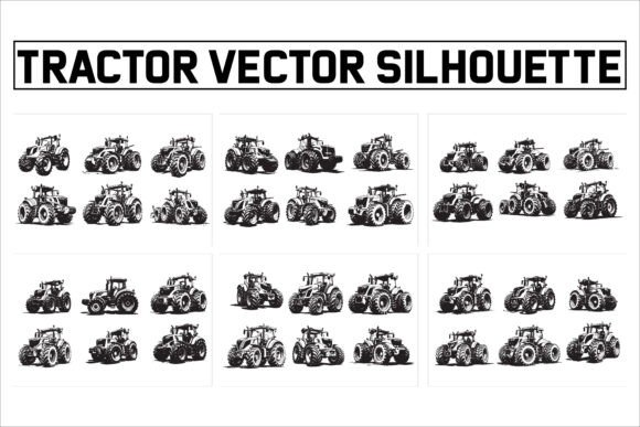 Review: Tractor Vector Silhouette Collection2 for Embroidery