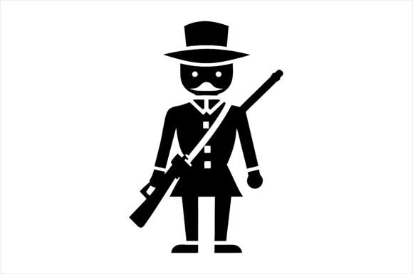 Toy Soldier Silhouette Vector Bundle: Graphics & Print Materials Mockups