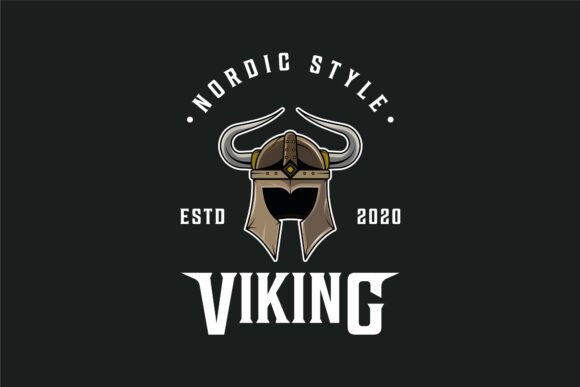 Viking Helmet Logo: Bold Graphics & Logos